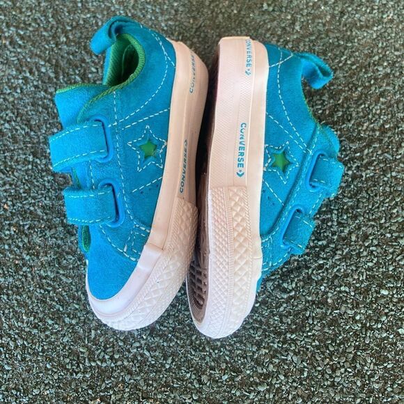 Converse Toddler baby Toddler One Star 2V Ox Hawaiian Ocean Size 4 - Picture 3 of 13